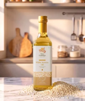 Wood Pressed White Sesame Oil