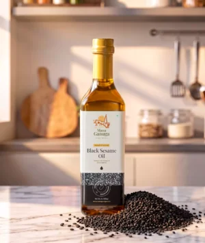 Wood Pressed Black Sesame Oil